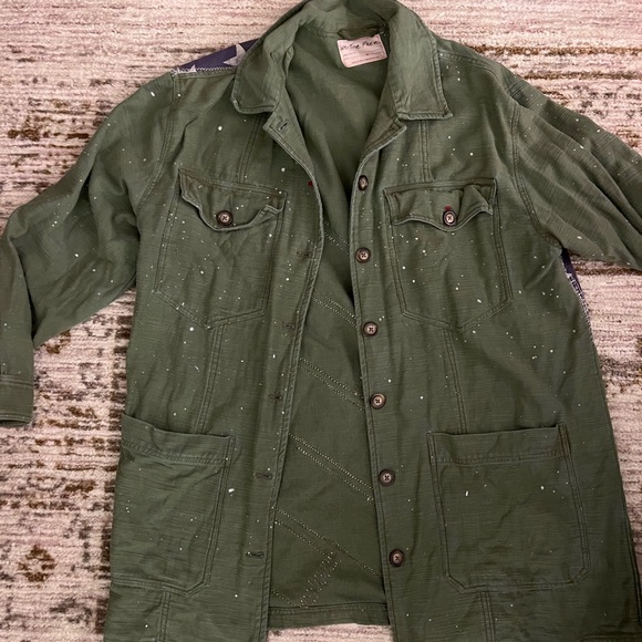 We the Free American Flag Bandana Trucker Jacket - Picture 2 of 6